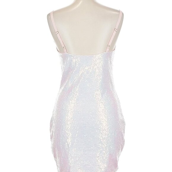 NWT BlackMilk Sparkle Sparkle Blush Sheath Dress Sequin Large Tank Black Milk - Picture 5 of 9